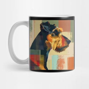 Airedale Terrier in 80's Mug